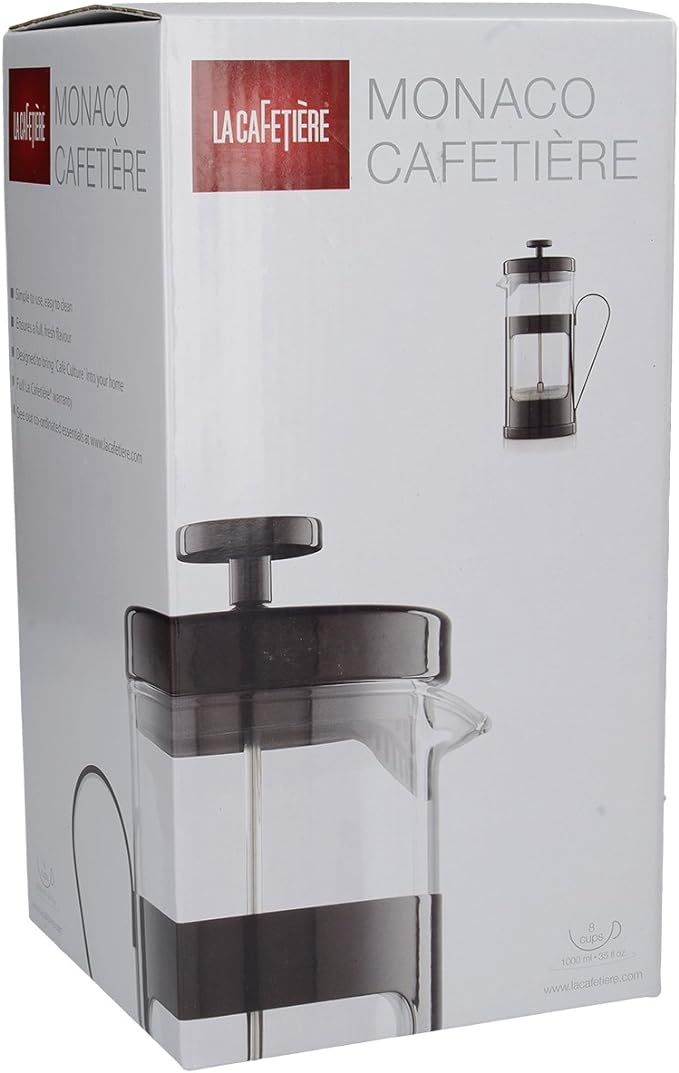 La Cafetiere Monaco Black - 8 Cup