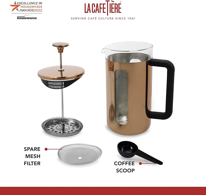 La Cafetiere Pisa Copper - 3 Cup