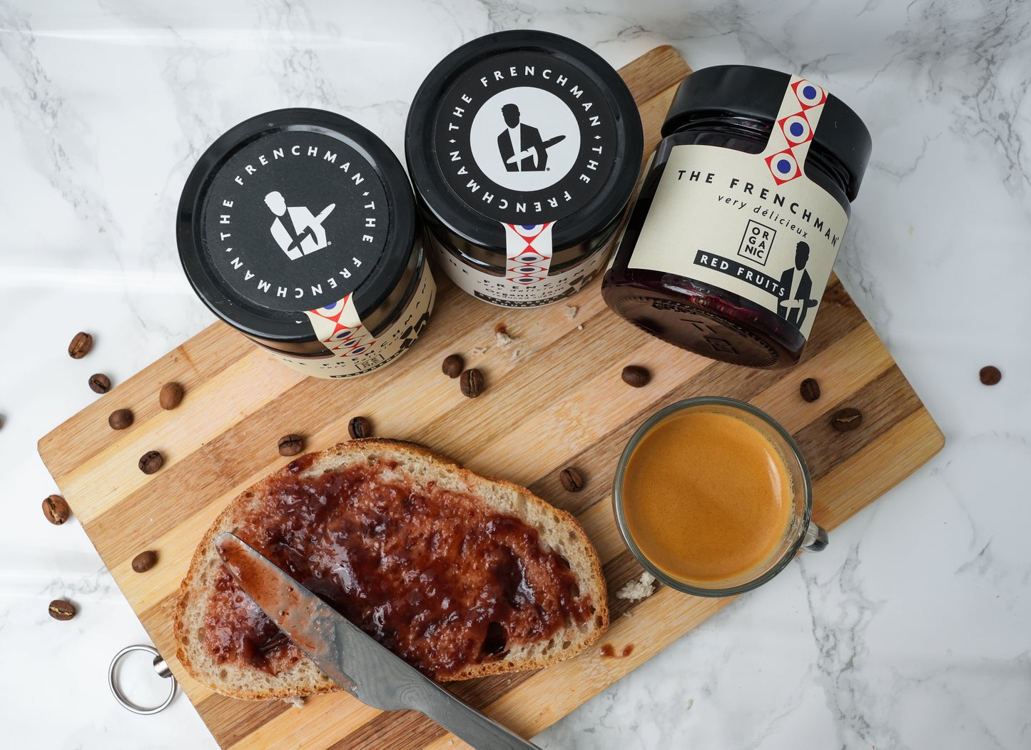 Decaf Single Origin Honduran x The Frenchman Jam Bundle