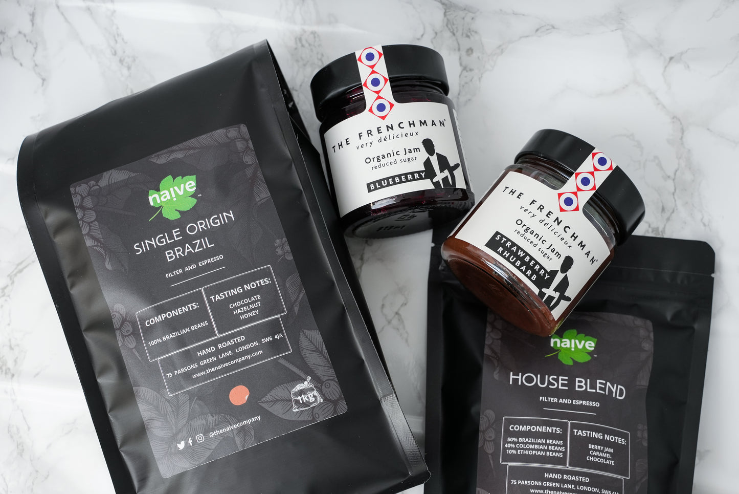 Decaf Single Origin Honduran x The Frenchman Jam Bundle