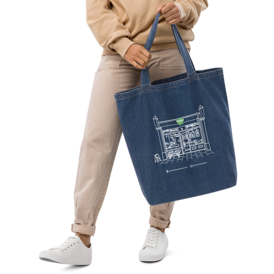 Naive Organic Denim Tote Bag