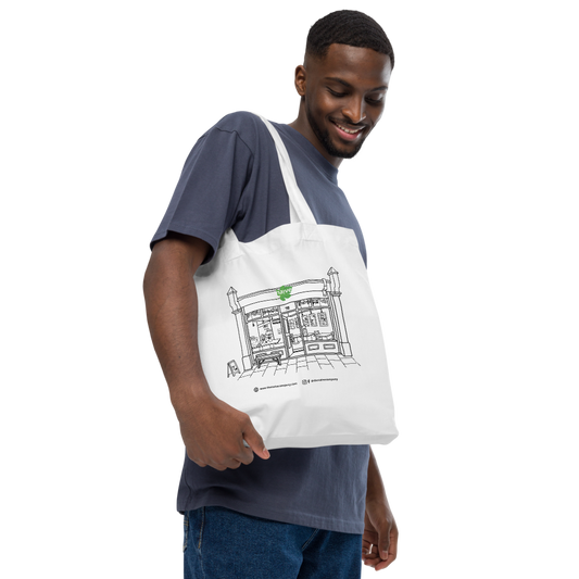 Naive Organic Tote Bag - White