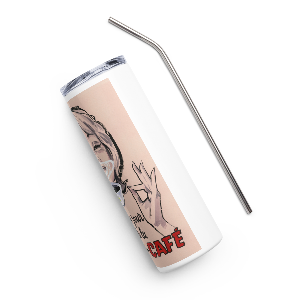 Naive Stainless Steel Tumbler - Espresso Lady