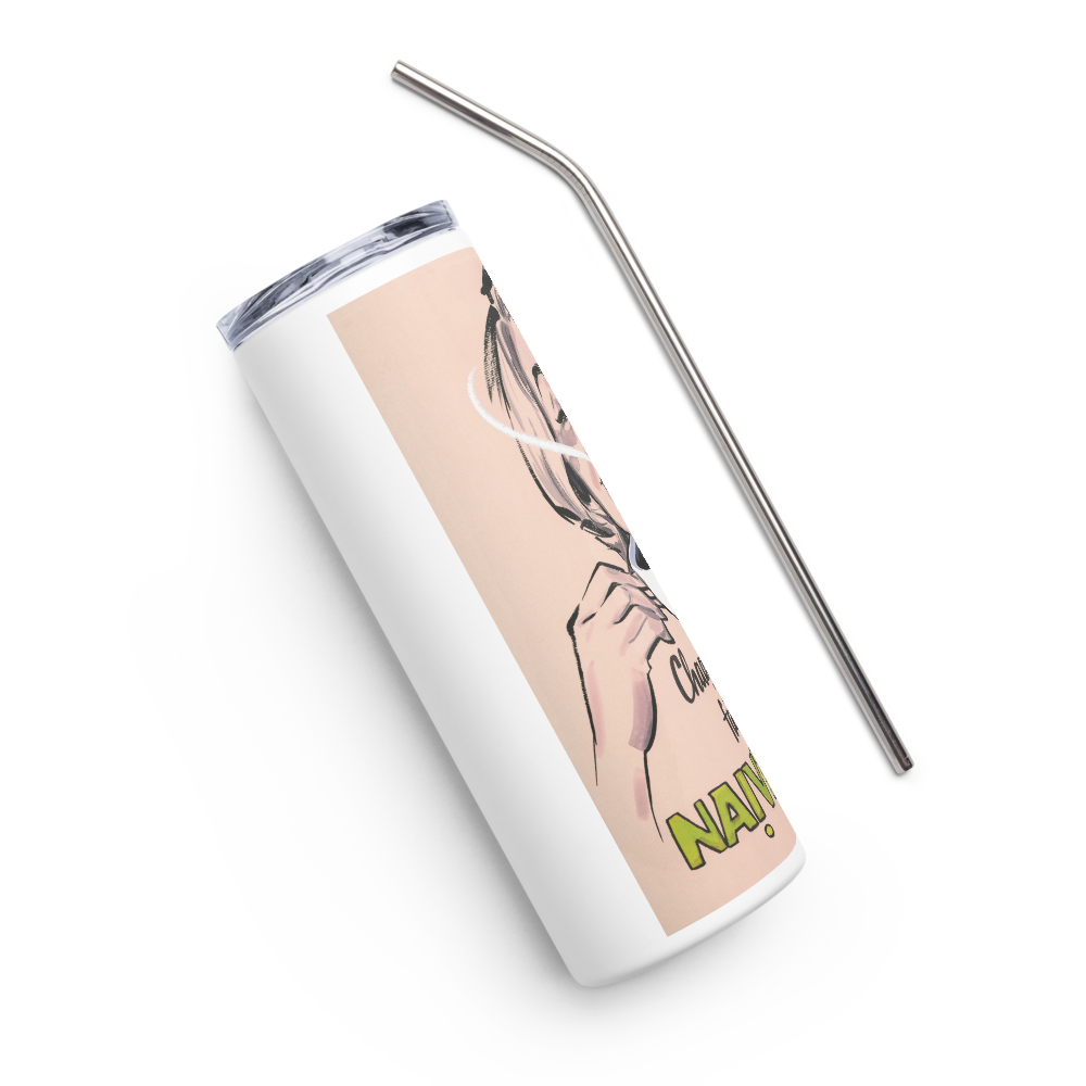 Naive Stainless Steel Tumbler - Espresso Lady